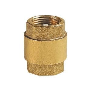 VALVULA CHECK VERTICAL 1/2" 110GRS CUERPO DE BRONCE  MET-039  MA-web