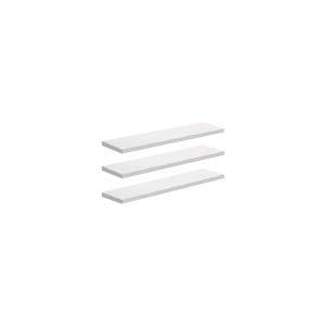 KIT DE REPISAS 3X2 RECTA DECORARE 1,5X10X40CM BLANCO 08830.040 PRAT-K-web
