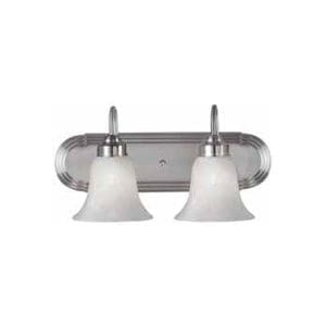 LAMPARA DE PARED 2L 100W NICKEL 500346 CANARM-web