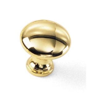 HALADERA DE BOTON ZINC  LATON PULIDO 1-1/4" 52637 LAUREY-web