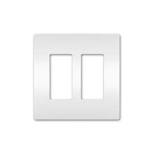 PLACA 2 GANG DECORATIVA RADIANT BLANCO RWP262W  RADIANT-web