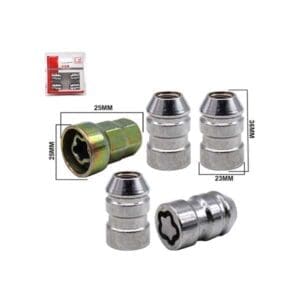TUERCAS DE SEGURIDAD P/LLANTAS 12X1.25 S/HUACHAS LF-6848-A LAF-web